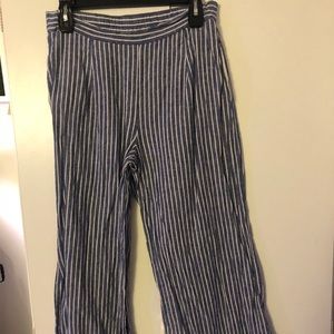 Linen Capri Pants